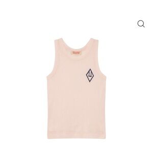 Kids Light Pink Tank Top with Logo by The Animals Observatory